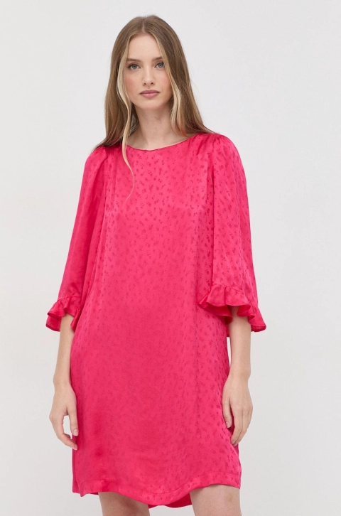 MAX&Co. rochie culoarea roz, mini, drept