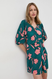 MAX&Co. rochie culoarea verde, mini, evazati