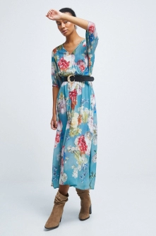 Medicine rochie maxi, evazati