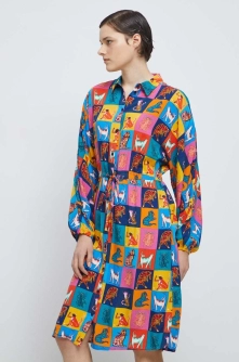 Medicine rochie midi, drept