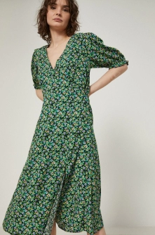 Medicine rochie midi, evazati