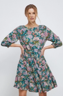 Medicine rochie midi, evazati