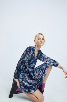 Medicine rochie mini, evazati