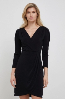 Morgan rochie culoarea negru, mini, drept