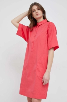 Mos Mosh rochie Carlee culoarea roz, mini, drept