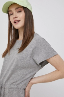 Noisy May rochie culoarea gri, mini, drept