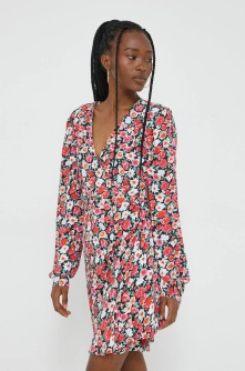 Noisy May rochie culoarea negru, mini, mulata