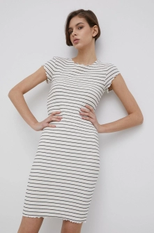 Only rochie culoarea bej, mini, mulata