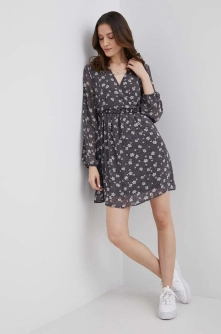 Only rochie culoarea gri, mini, evazati