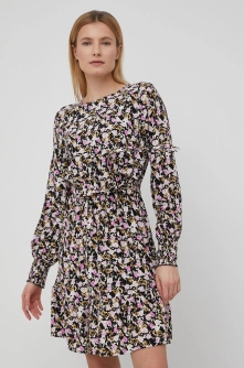 Only rochie culoarea maro, mini, evazati