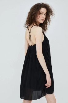 Only rochie culoarea negru, mini, drept