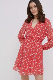 Only rochie culoarea rosu, mini, evazati