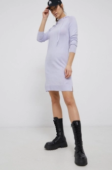 Only rochie culoarea roz, mini, drept