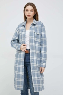 Pepe Jeans rochie jeans Scout culoarea gri, mini, drept