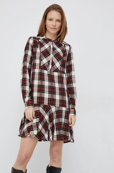 Pepe Jeans rochie mini, evazati