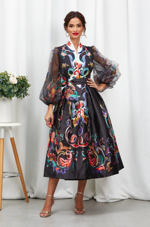 Rochie Anemone Neagra