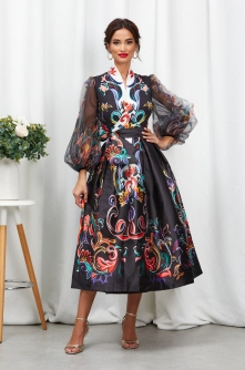 Rochie Anemone Neagra
