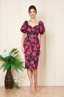 Rochie Candy Ciclam Floral
