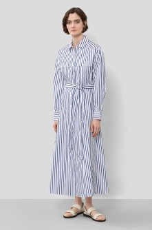 rochie din bumbac maxi, evazati