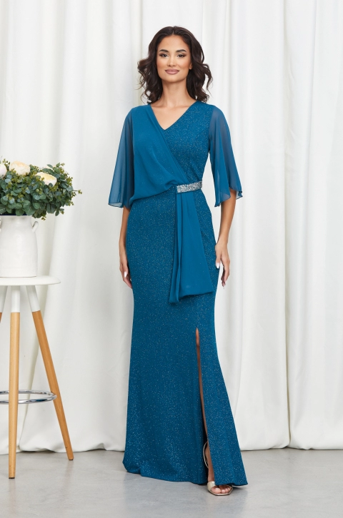 Rochie Evitta Turcoaz