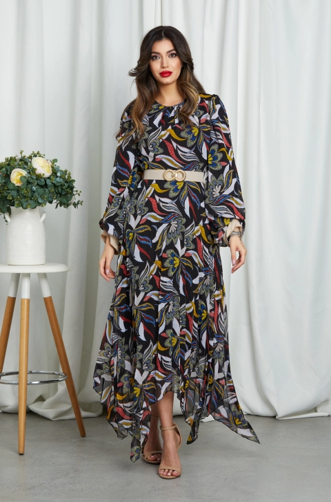 Rochie Ilinka Negru Multi