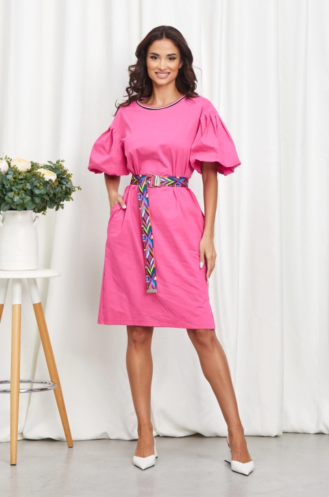 Rochie Nessa Fucsia