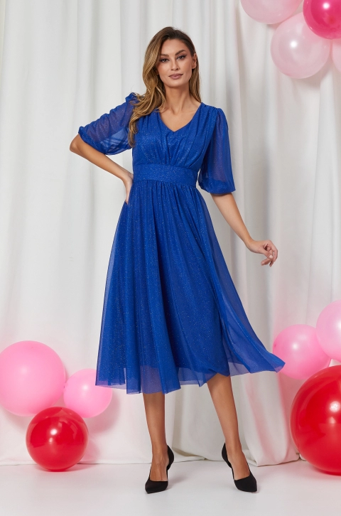 Rochie Nicolette Albastru Regal