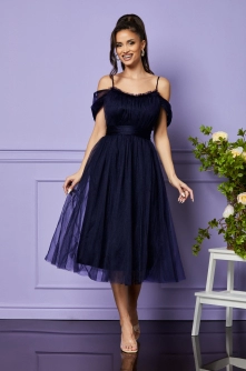 Rochie Queeny Bleumarin