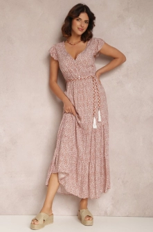 Rochie Roz somon