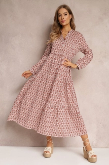 Rochie Roz somon