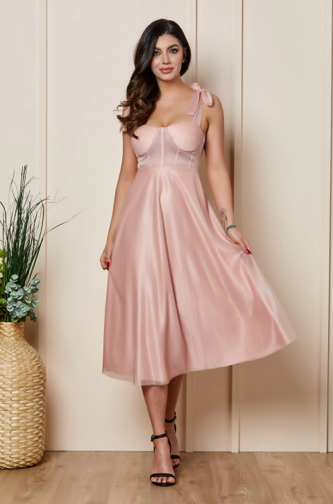 Rochie Solange Peach 