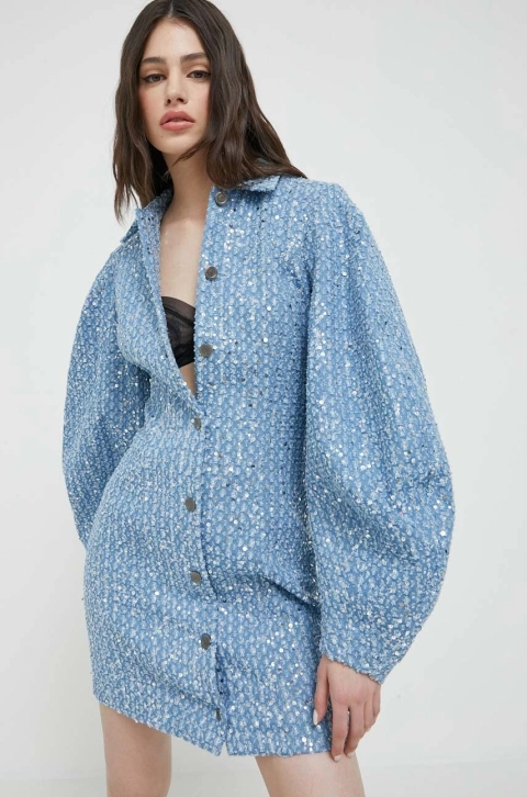 Rotate rochie jeans mini, mulata
