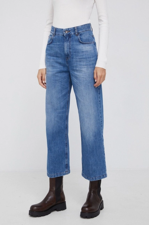 Sisley Jeans femei, high waist