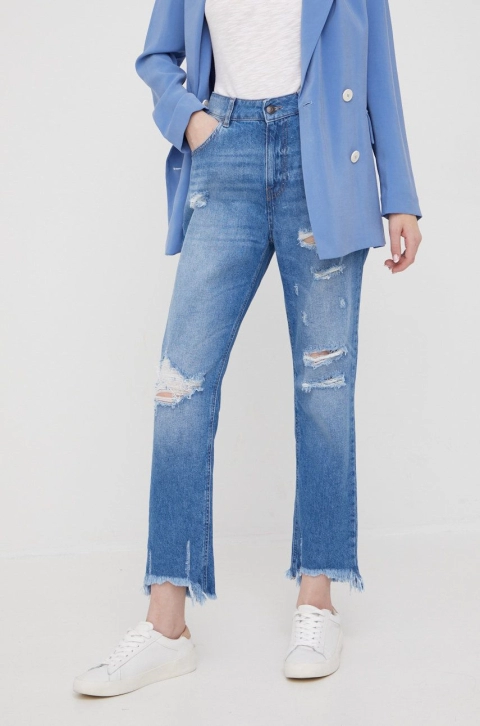 Sisley jeansi femei , medium waist