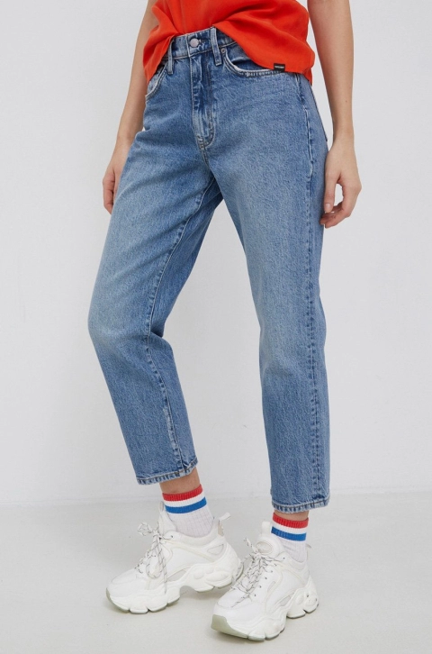 Superdry Jeans femei, high waist
