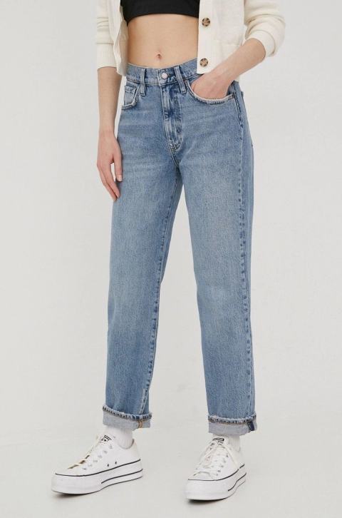 Superdry jeansi femei , high waist