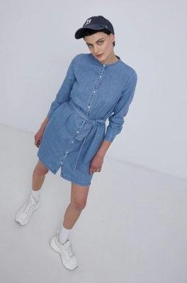 Superdry Rochie jeans mini, model drept