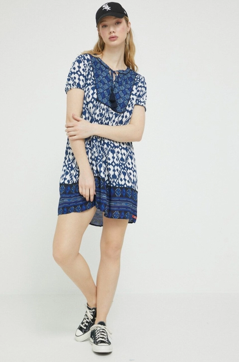 Superdry rochie mini, evazati
