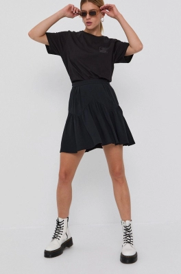 The Kooples Fustă culoarea negru, mini, evazata