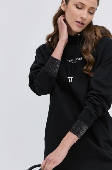 The Kooples Rochie culoarea negru, mini, model drept