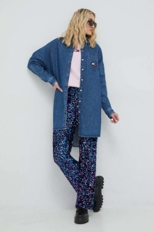 Tommy Jeans rochie jeans , mini, oversize