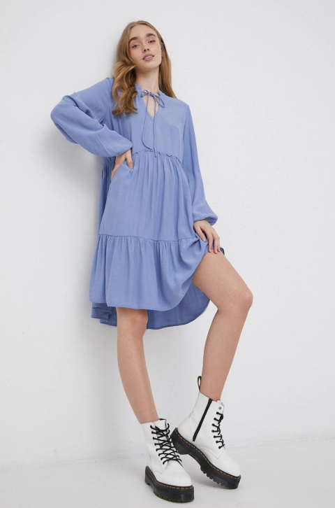 Vila rochie mini, evazati