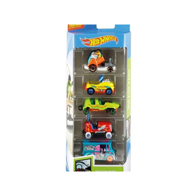 Set masinute Hot Wheels, Fun Park, GHP49 (5 modele)