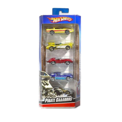 Set masinute Hot Wheels, Pirate Cars, HFV78, 1:64 (5 modele)