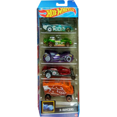 Set masinute Hot Wheels, X-Raycers, HFV81, 1:64 (5 modele)
