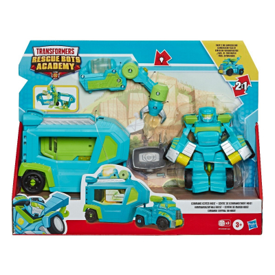Set Transformers Figurina cu vehicul Rescue Bots Academy, Hoist Rescue Trailer, E7181